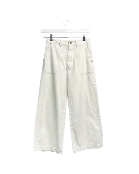 Size 8 - Incu Collection Off-White Crop Pants