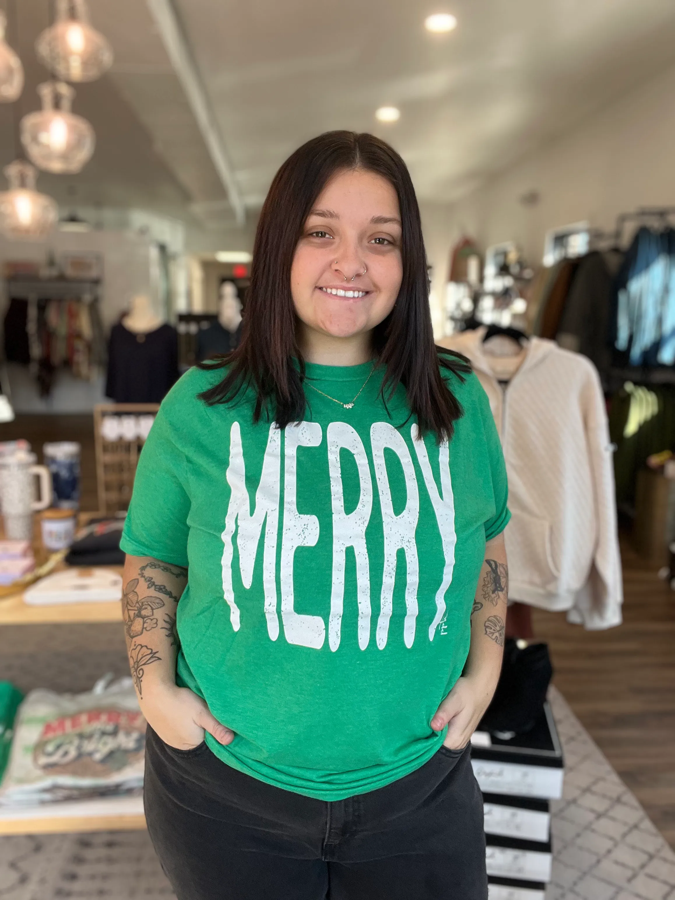 Tall Merry Tee - Green