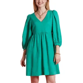 Tyler Boe Eva Linen Dress - Parakeet