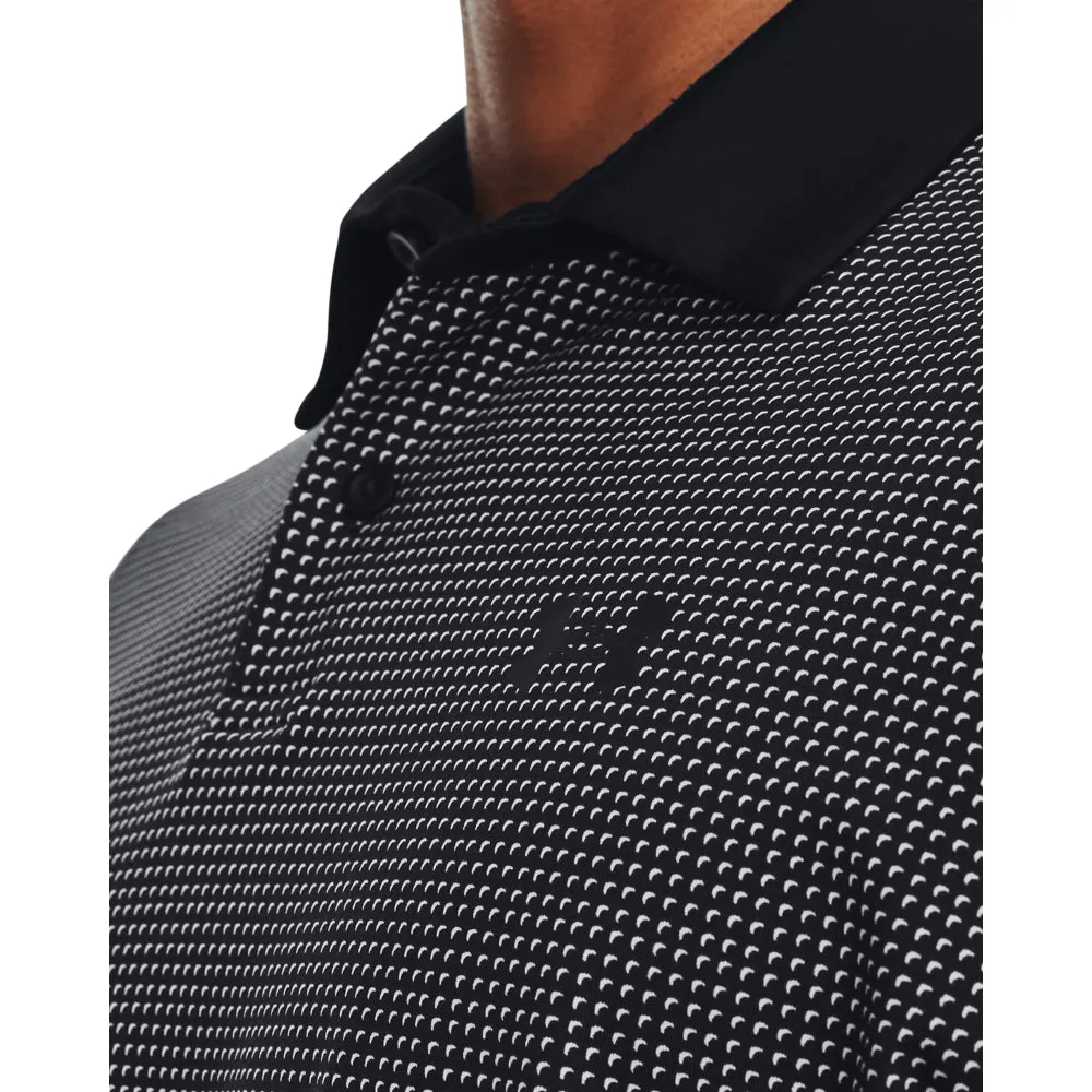 'Under Armour' Men's T2G Printed Polo - Black