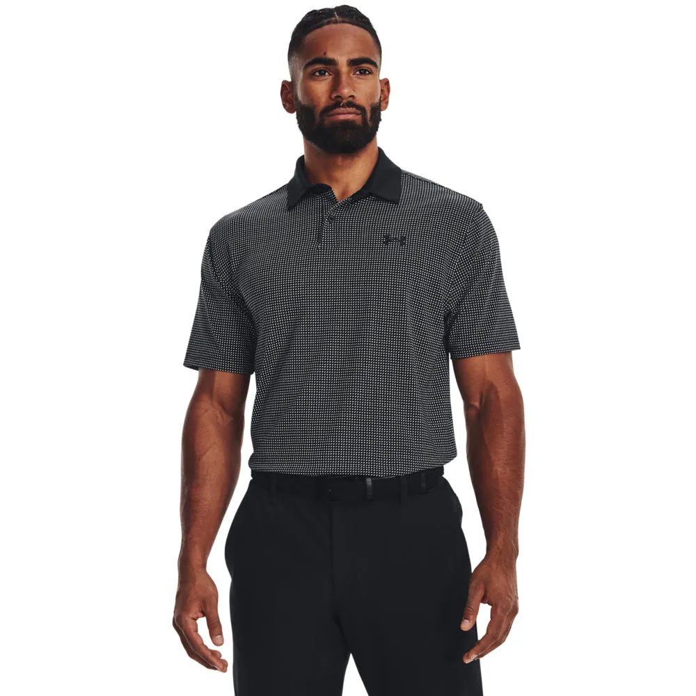 'Under Armour' Men's T2G Printed Polo - Black