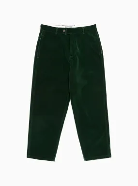 Velvet Manager Pants Bottle Green