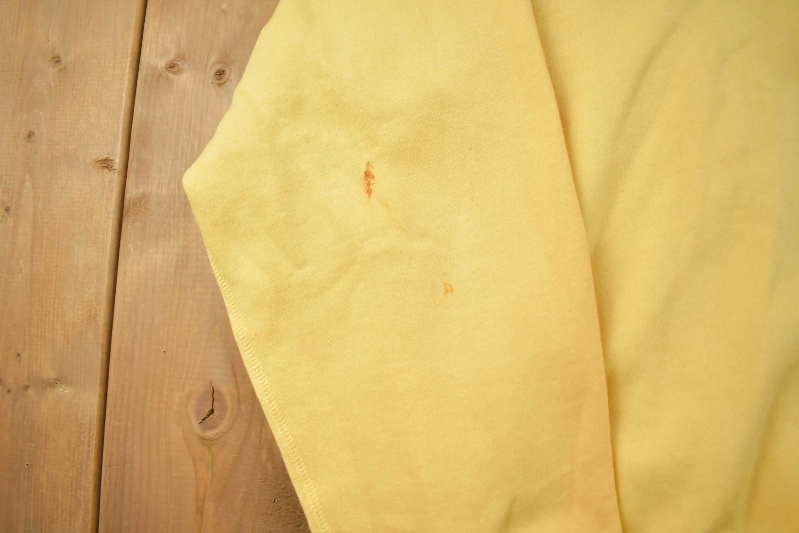 Vintage 1990s Polo Ralph Lauren Yellow Crewneck Sweatshirt / 90s Crewneck / Small Pony / Streetwear / Vintage Polo