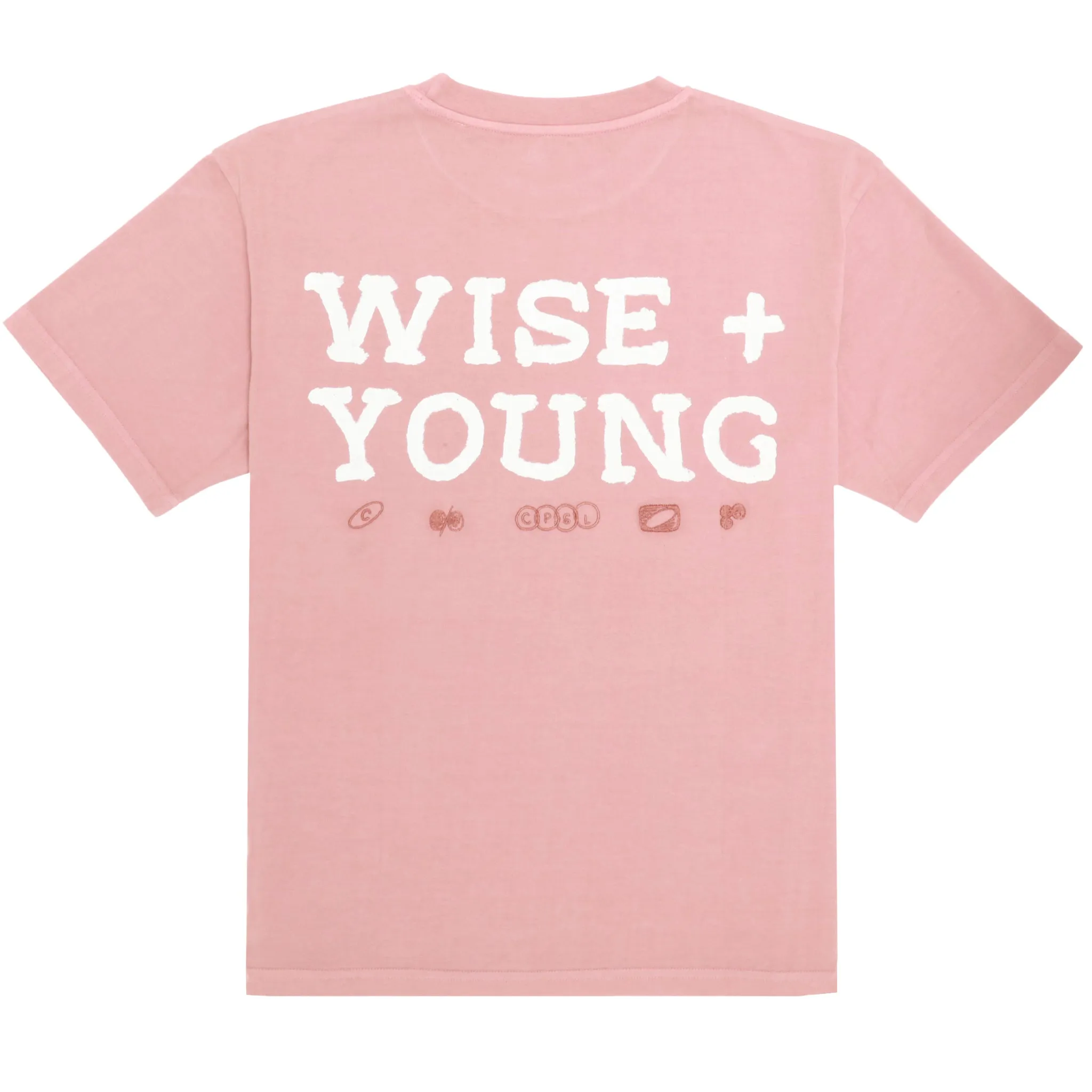 WISE AND YOUNG TEE (Moss Rose Pink)