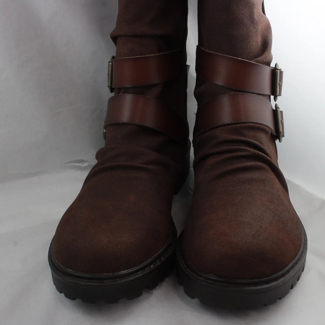 Womens Blowfish Malibu Redial Knee Boots Tobacco Rustic